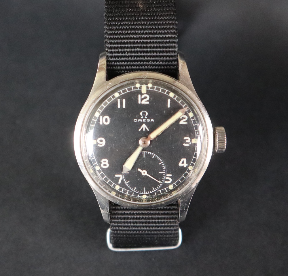 A gentleman's stainless steel British Military Omega W W W wristwatch part of the "Dirty Dozen" the - Image 3 of 9