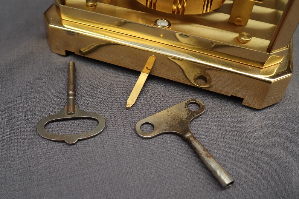 A Jaeger Le Coultre Atmos clock the square dial with Arabic numerals and batons, 23. - Image 11 of 11