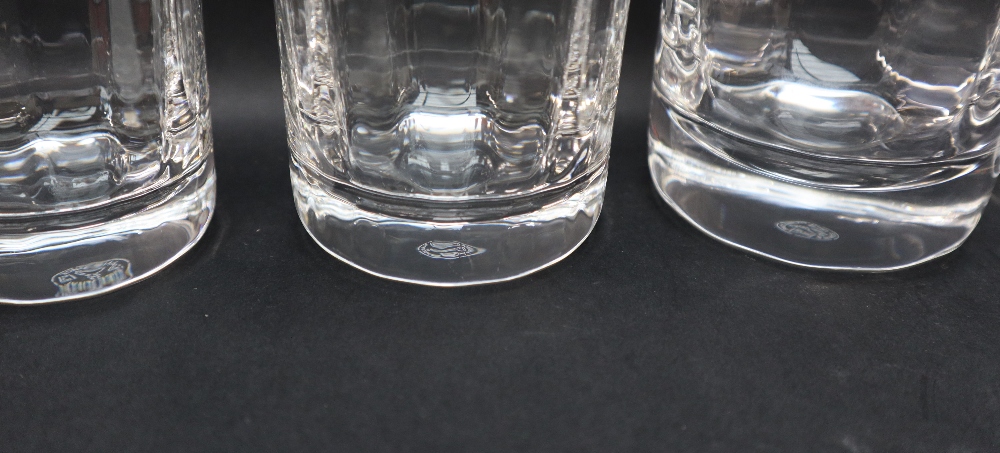 A suite of Baccarat crystal drinking glasses including twelve red wine glasses, - Image 3 of 6