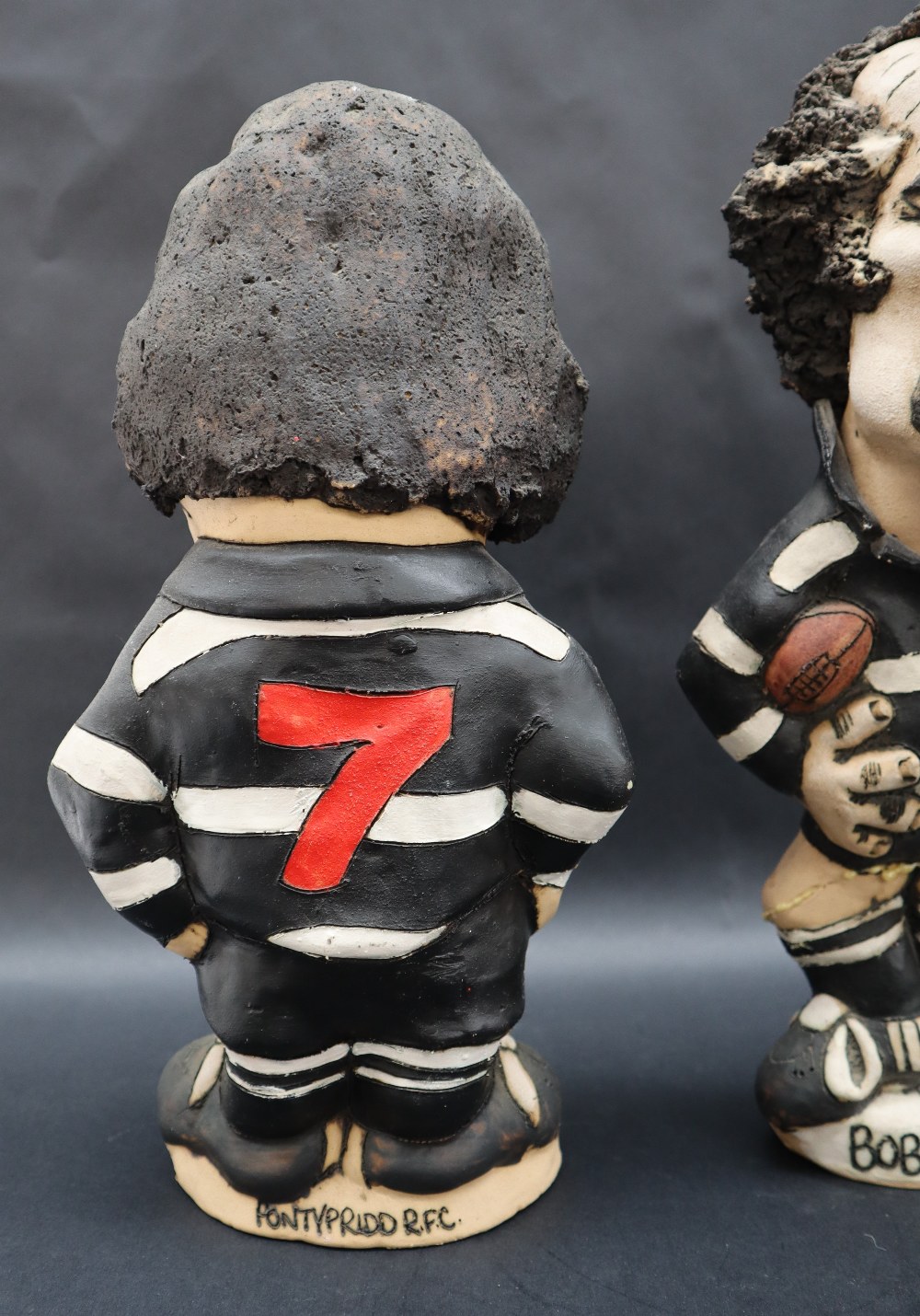 A John Hughes pottery Grogg of Tom David in Pontypridd kit, holding a hall under his left arm, - Image 4 of 11