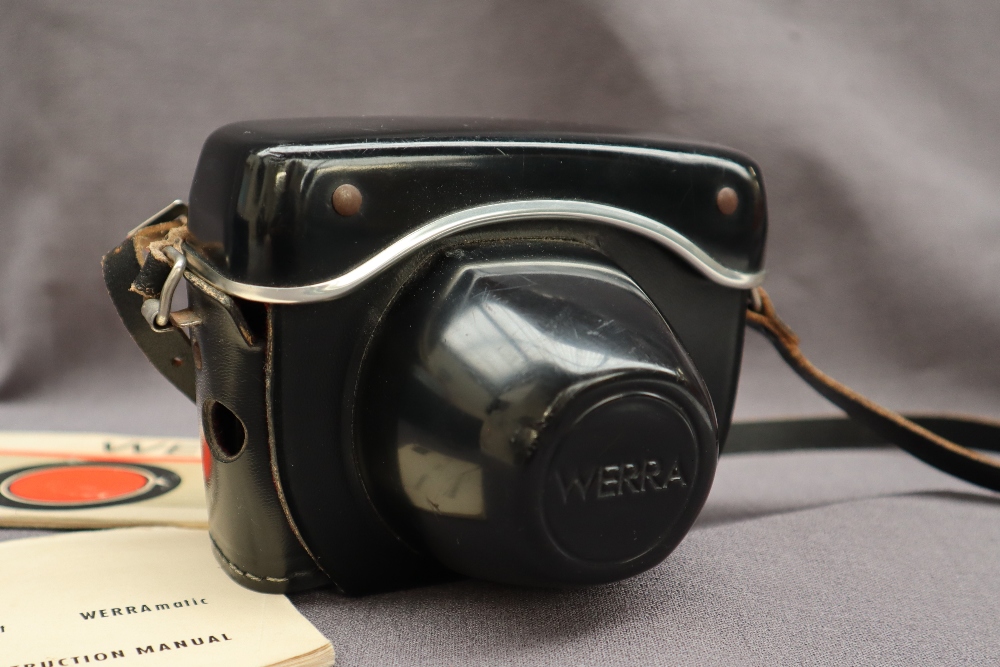 A Rolleiflex camera together with a Werra Matic camera and paperwork CONDITION REPORT: - Image 16 of 16