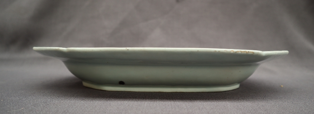 A Chinese porcelain blue and white meat plate, - Image 5 of 12