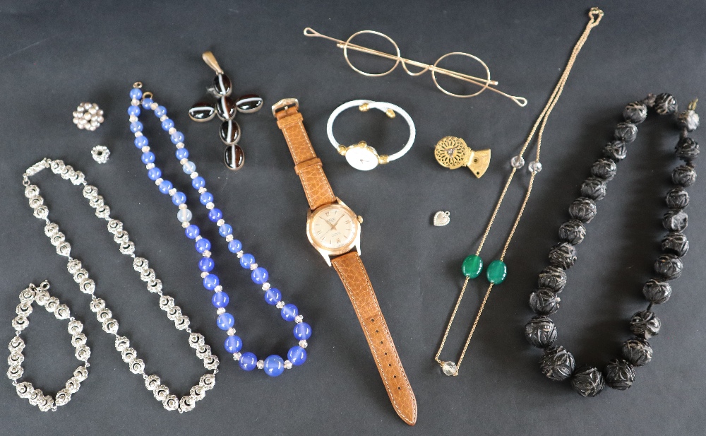 A gentleman's Ramona automatic wristwatch together with a hardstone set crucifix pendant, - Bild 3 aus 7