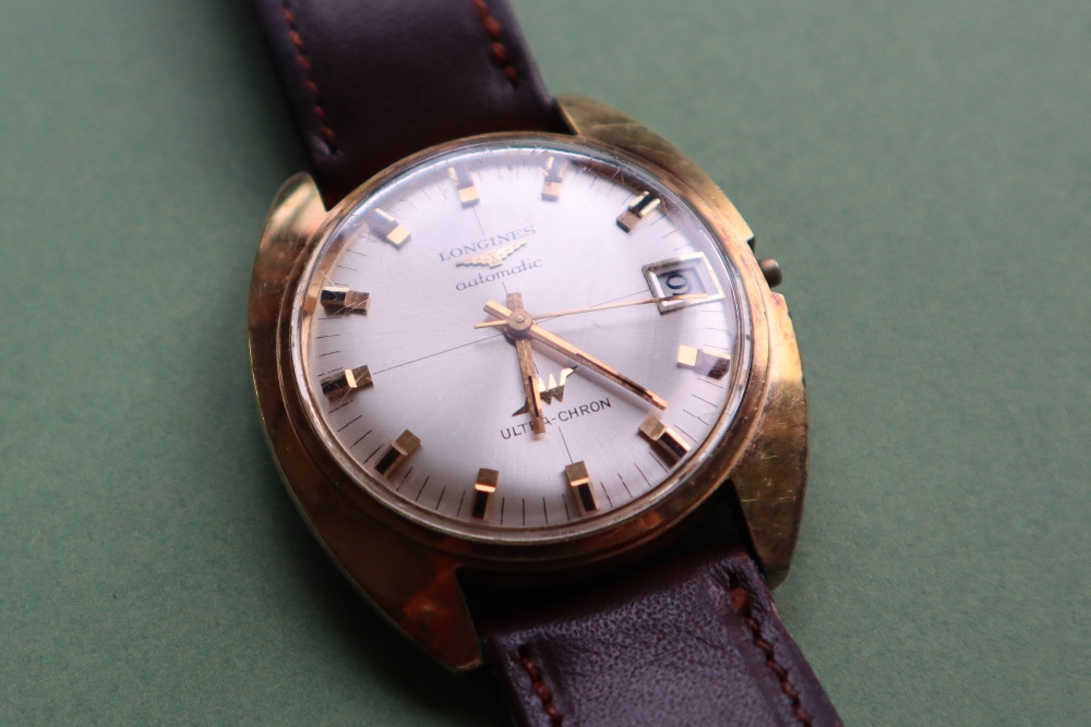 A gentleman's Longines automatic Ultra-Chron wristwatch with a silvered dial, - Image 6 of 6