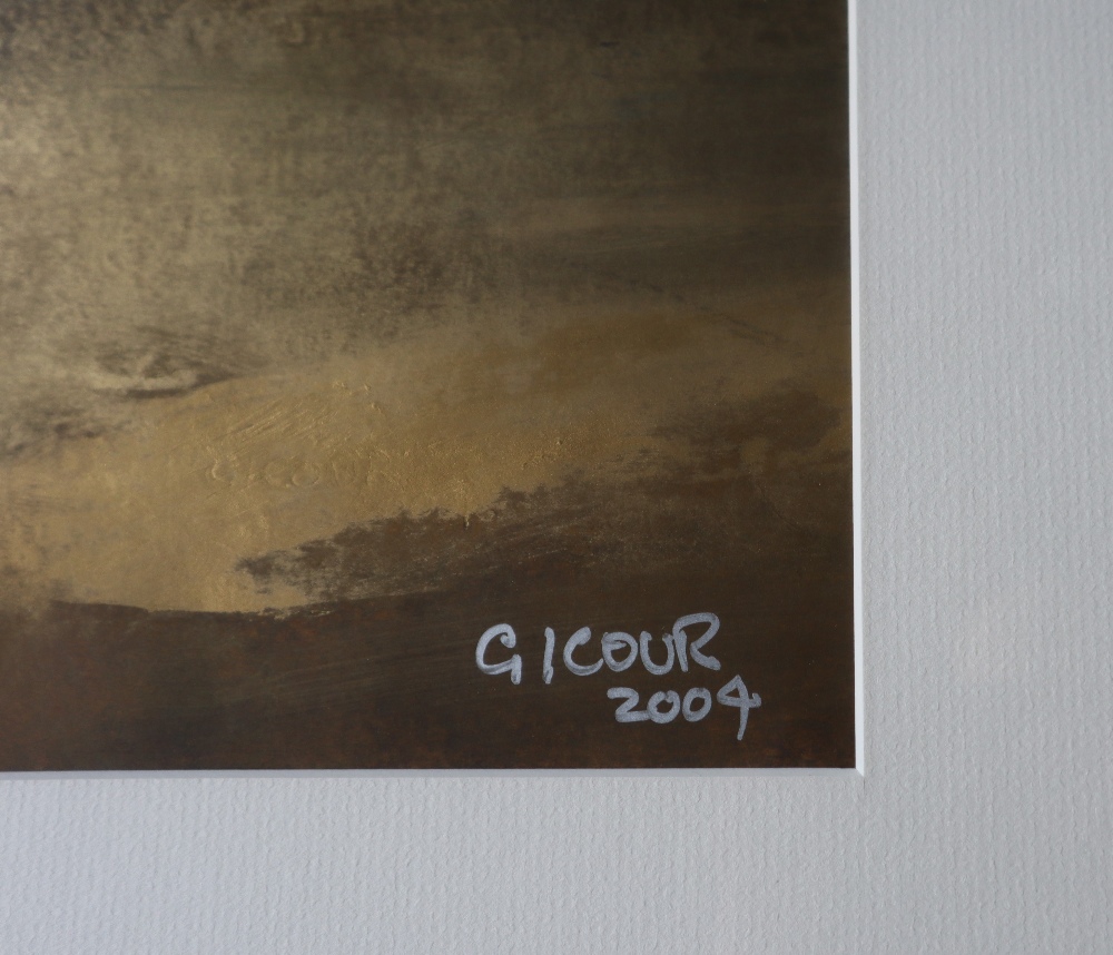 Glenys Cour Evening Sky Oil on paper Signed and dated 2004 38 x 50. - Image 3 of 5