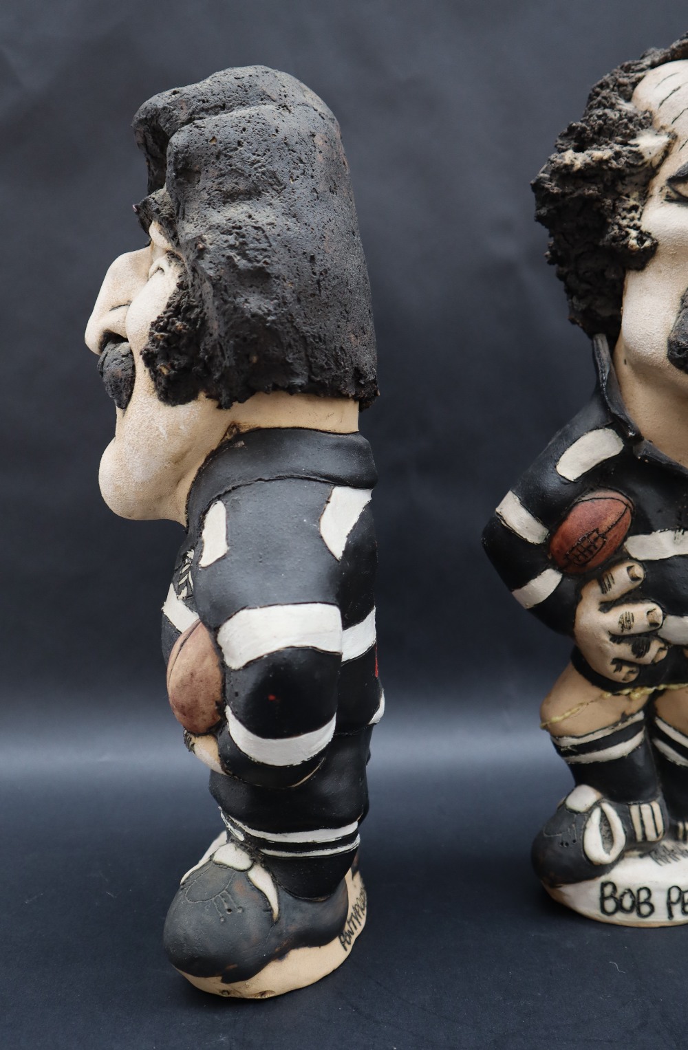 A John Hughes pottery Grogg of Tom David in Pontypridd kit, holding a hall under his left arm, - Image 5 of 11