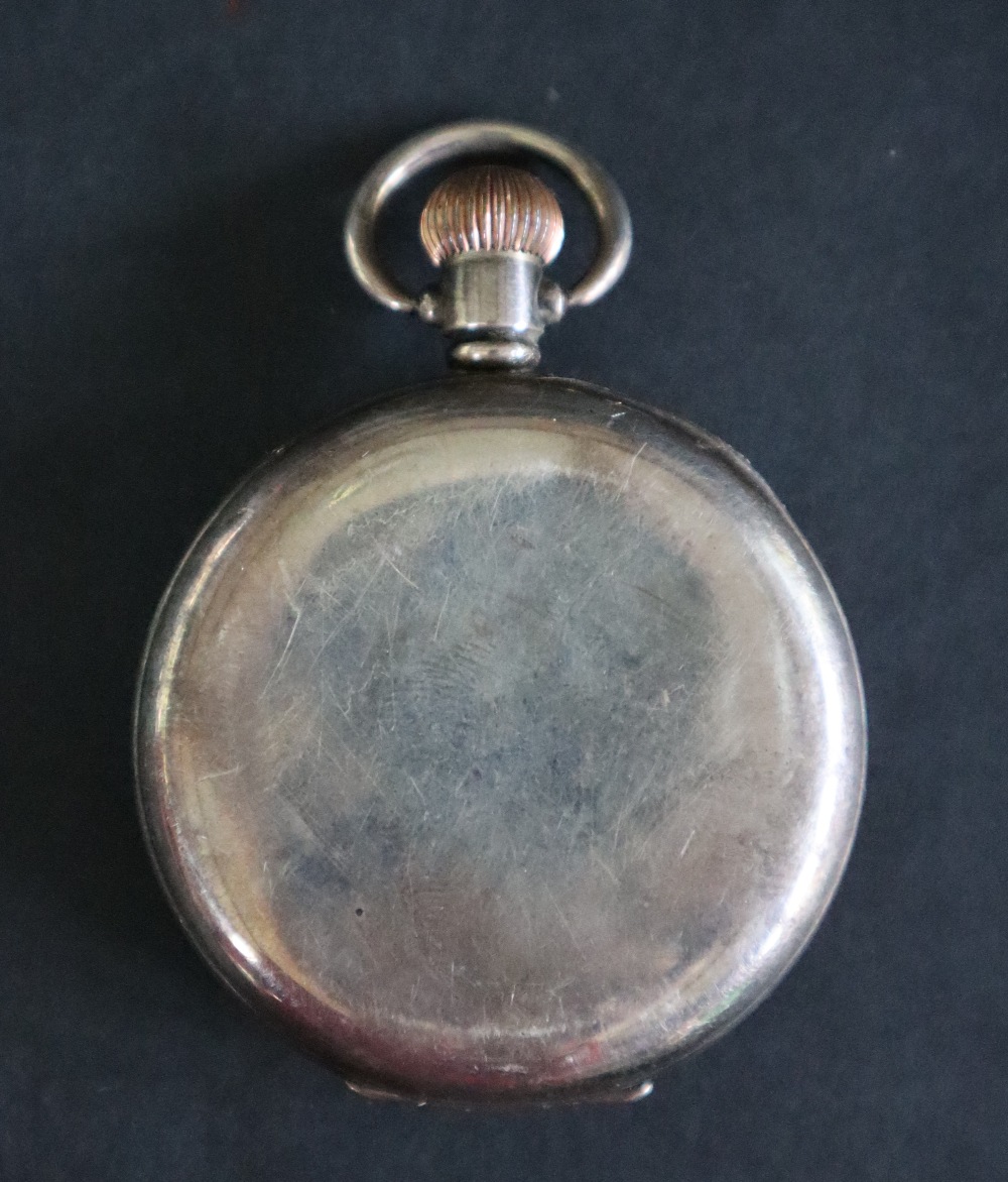 A George V silver open faced pocket watch, - Image 10 of 12