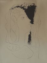 Pablo Picasso Head of a woman, from the Gongor series A print 36.