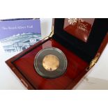 The Royal Mail - A 150th Anniversary of the Royal Albert Hall 2021 UK £5 Gold proof domed coin in a