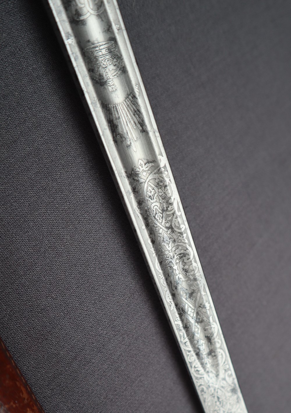 A George V officers dress sword, with an 82. - Image 3 of 12