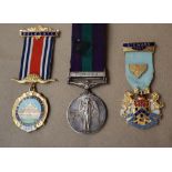 An Elizabeth II General Service medal with Malaya bar issued to 22860137 Sig R Webb R Sigs,