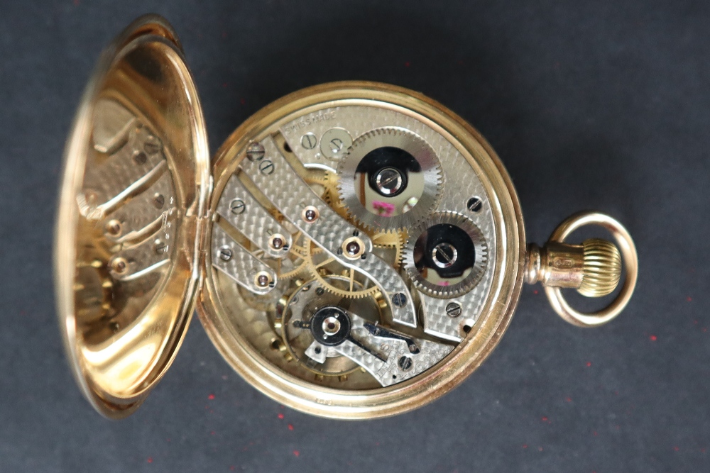 A 9ct gold Sanders of Kensington open faced pocket watch, - Image 4 of 5