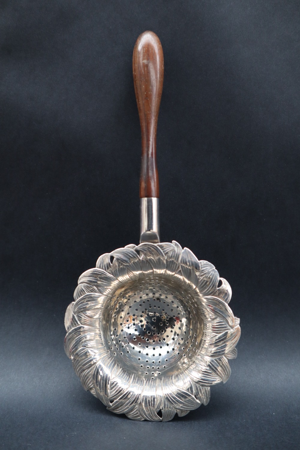 A silver and tortoiseshell mounted hand mirror together with two matching brushes, - Image 5 of 5