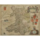 Mercator (Gerard & Hondius Jodocus) South West England & Wales Cornubia, Devonia, Somersetus,