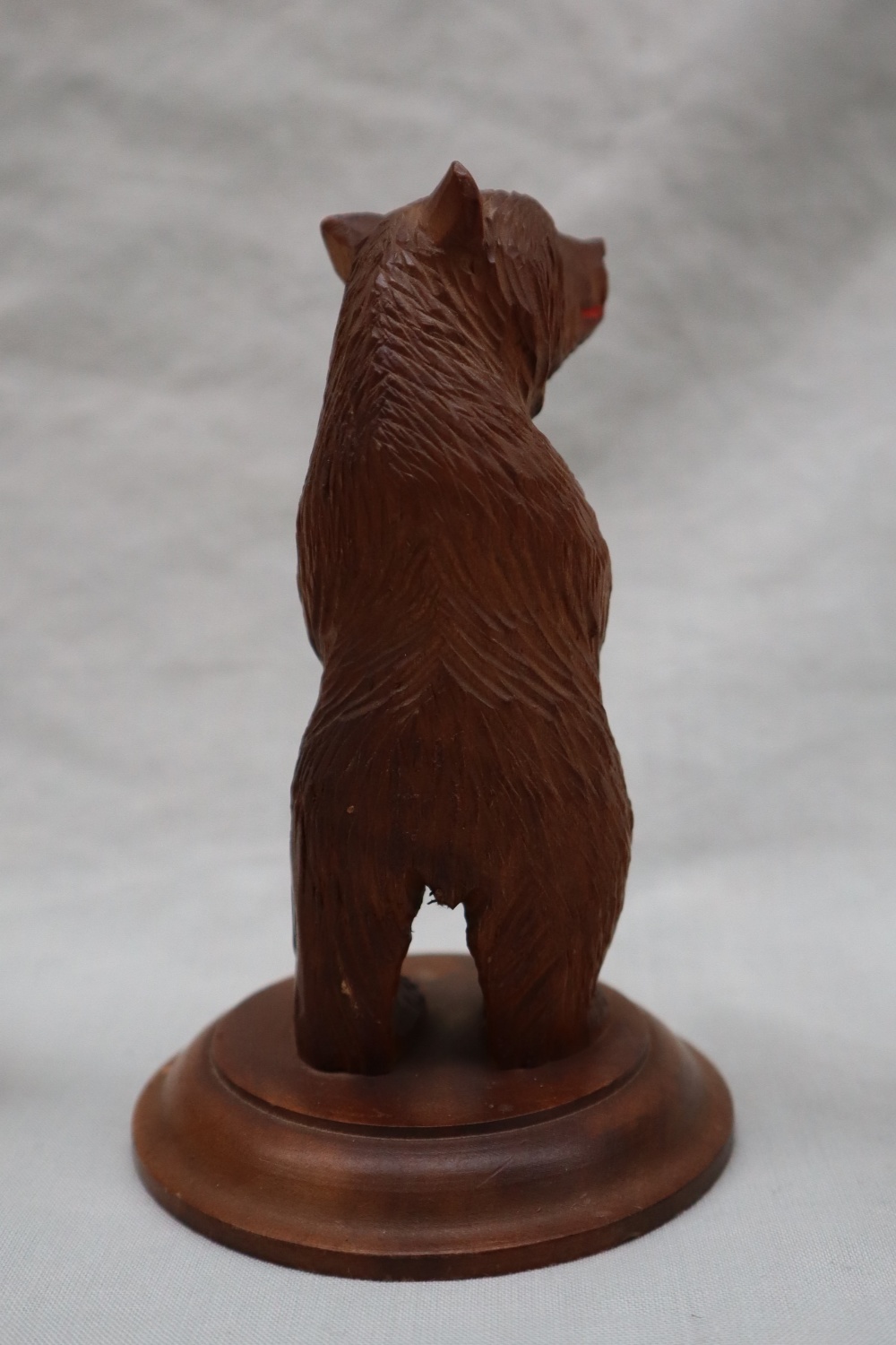 A Black Forest carved bear with a pin cushion back pack, 9. - Image 4 of 10