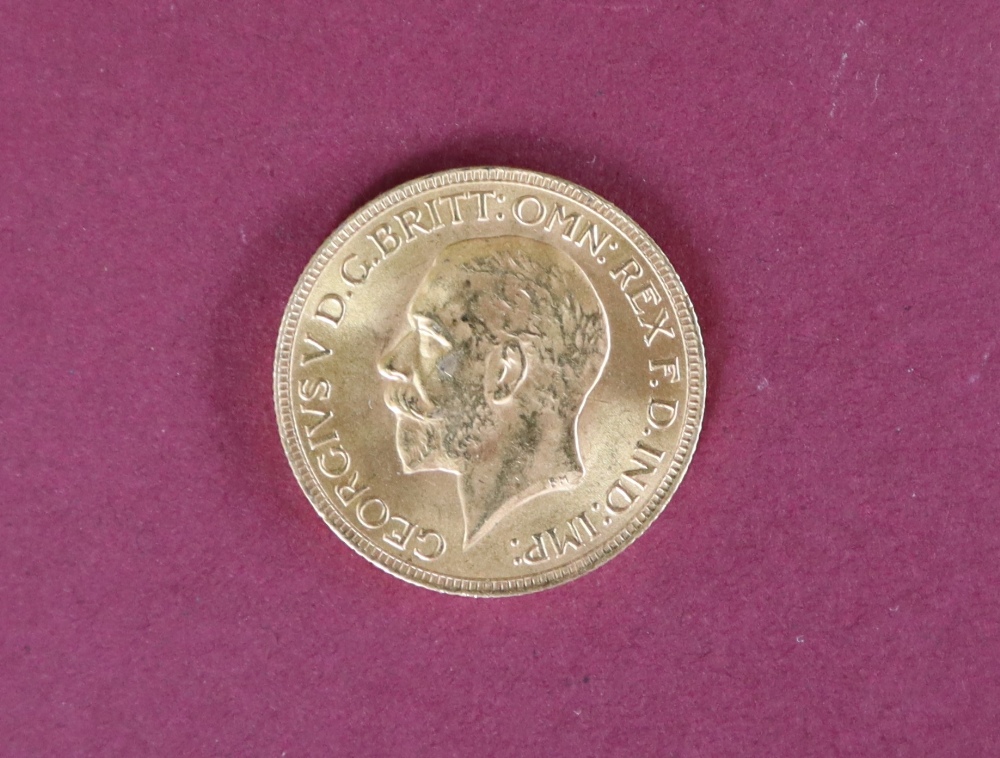 A George V gold Sovereign dated 1930 - Bild 2 aus 2