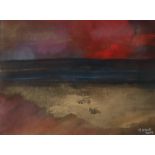 Glenys Cour Evening Sky Oil on paper Signed and dated 2004 38 x 50.