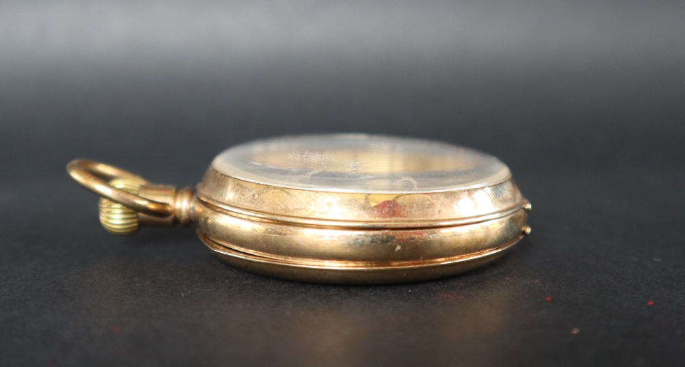 A 9ct gold Sanders of Kensington open faced pocket watch, - Image 5 of 5