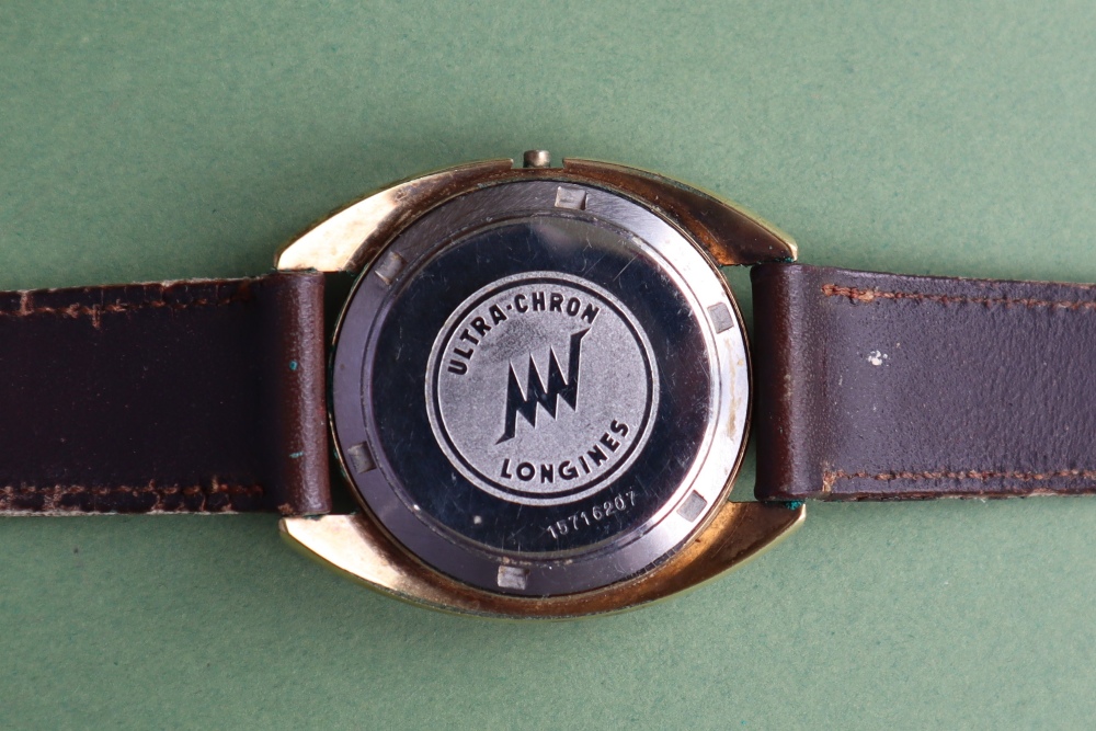 A gentleman's Longines automatic Ultra-Chron wristwatch with a silvered dial, - Image 4 of 6