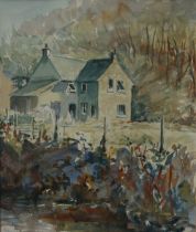 Dorothy Beckwith House across the river,