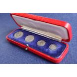 A cased George VI Maundy Money set dated 1942