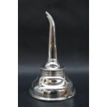 An Elizabeth II silver funnel, with a beaded rim, and pierced base in two parts, Mills & Hersey,