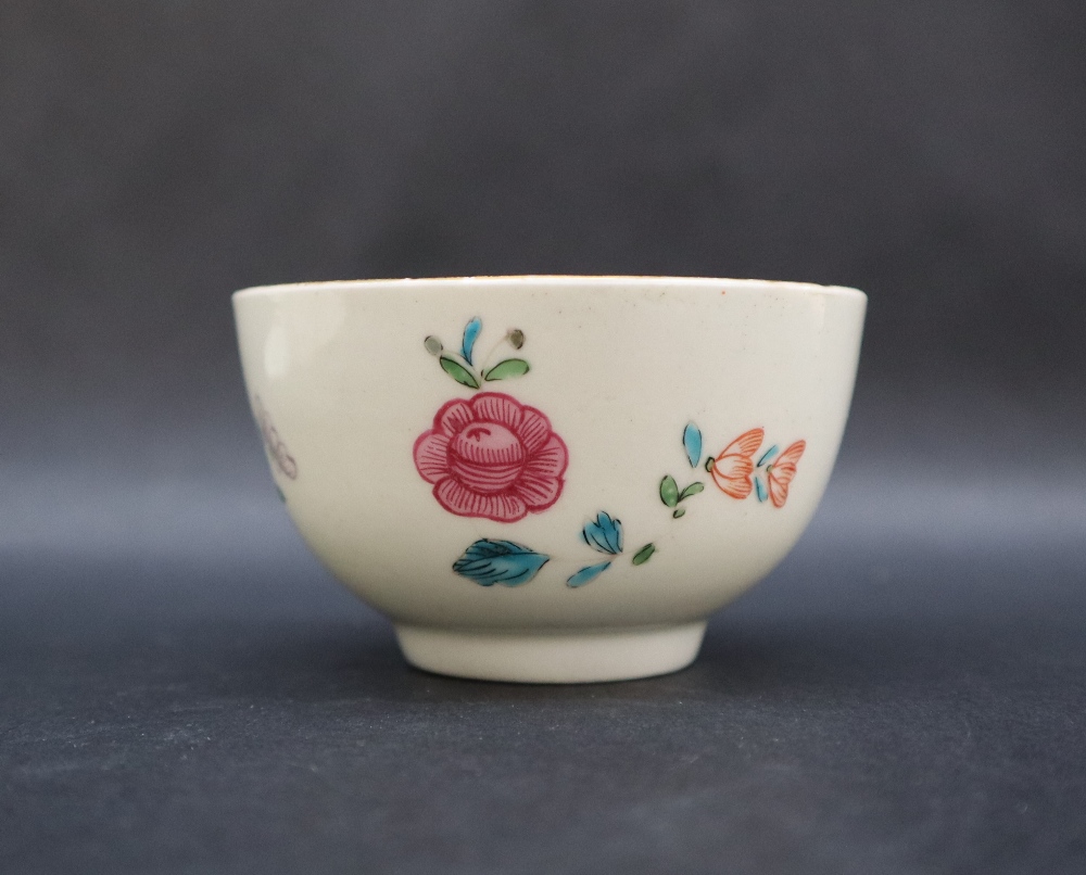 A First period Worcester fluted coffee cup and saucer of vertically fluted form, - Image 4 of 8