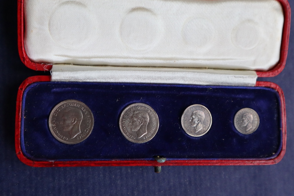 A cased George VI Maundy Money set dated 1942 - Image 3 of 4