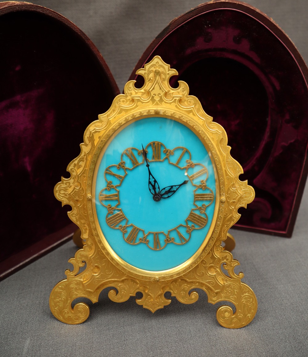 A 19th century ormolu strut clock in the style of Thomas Cole, - Image 2 of 7