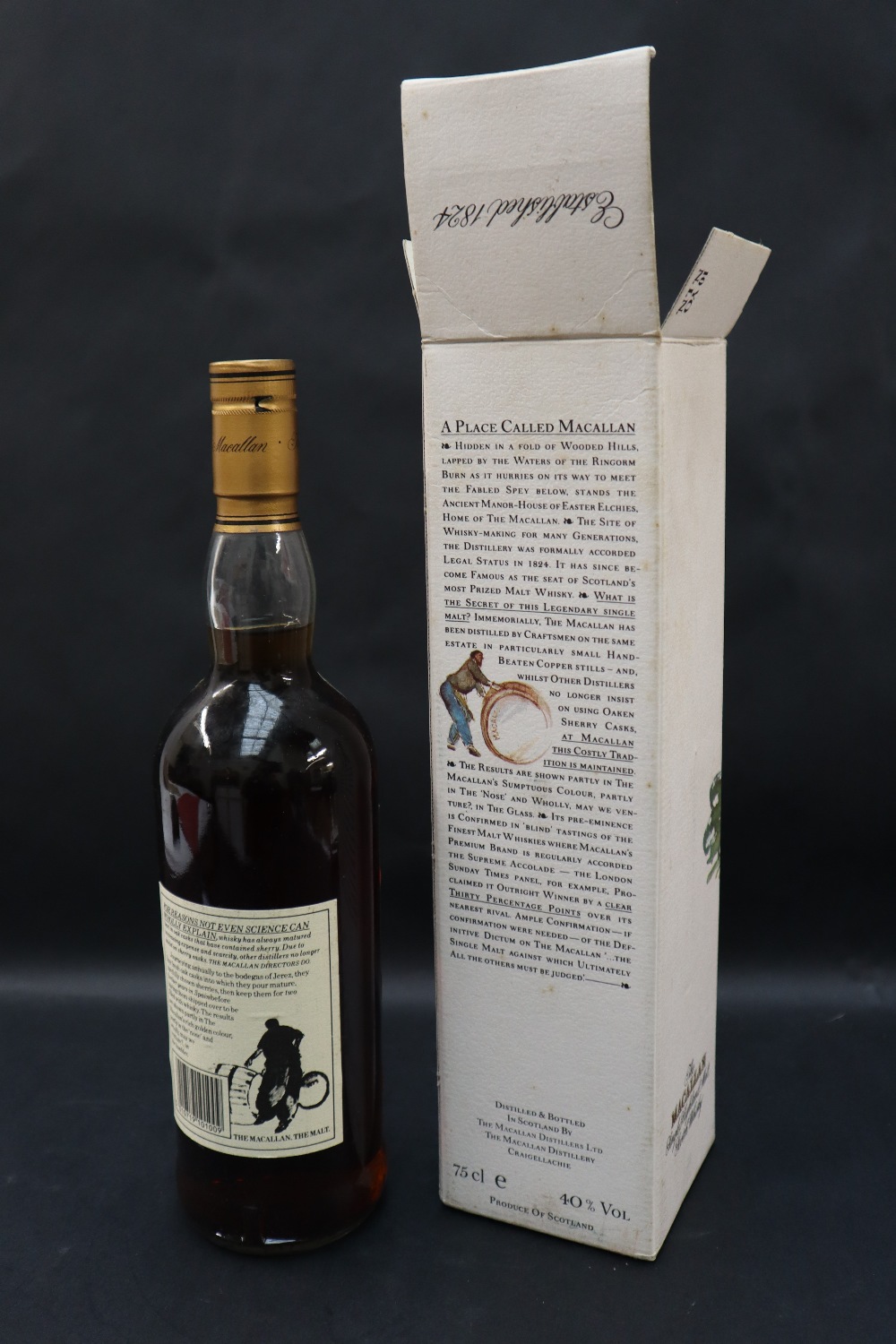 A bottle of The Macallan Single Highland Malt Scotch Whisky 10 Years Old, - Image 5 of 5