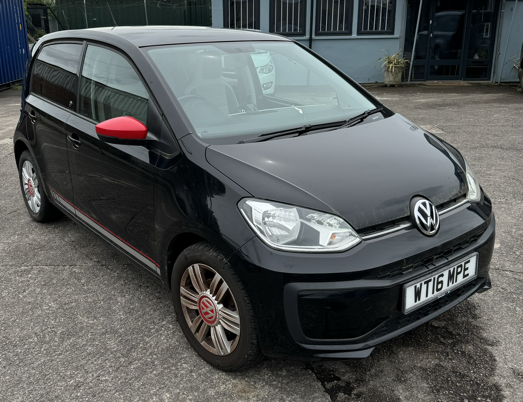 A 2016 Volkswagen UP by beats, 999cc, registration number WT16 MPE in black, MOT until 05/07/24, - Image 8 of 9