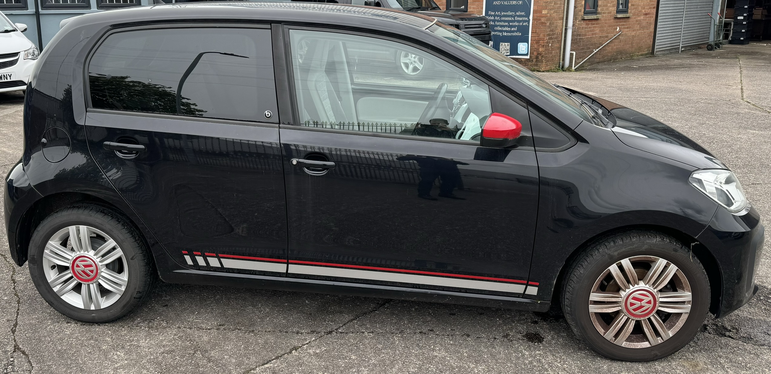 A 2016 Volkswagen UP by beats, 999cc, registration number WT16 MPE in black, MOT until 05/07/24, - Image 3 of 9