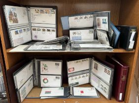 A large collection of First Day covers from the 1970's and 1980's