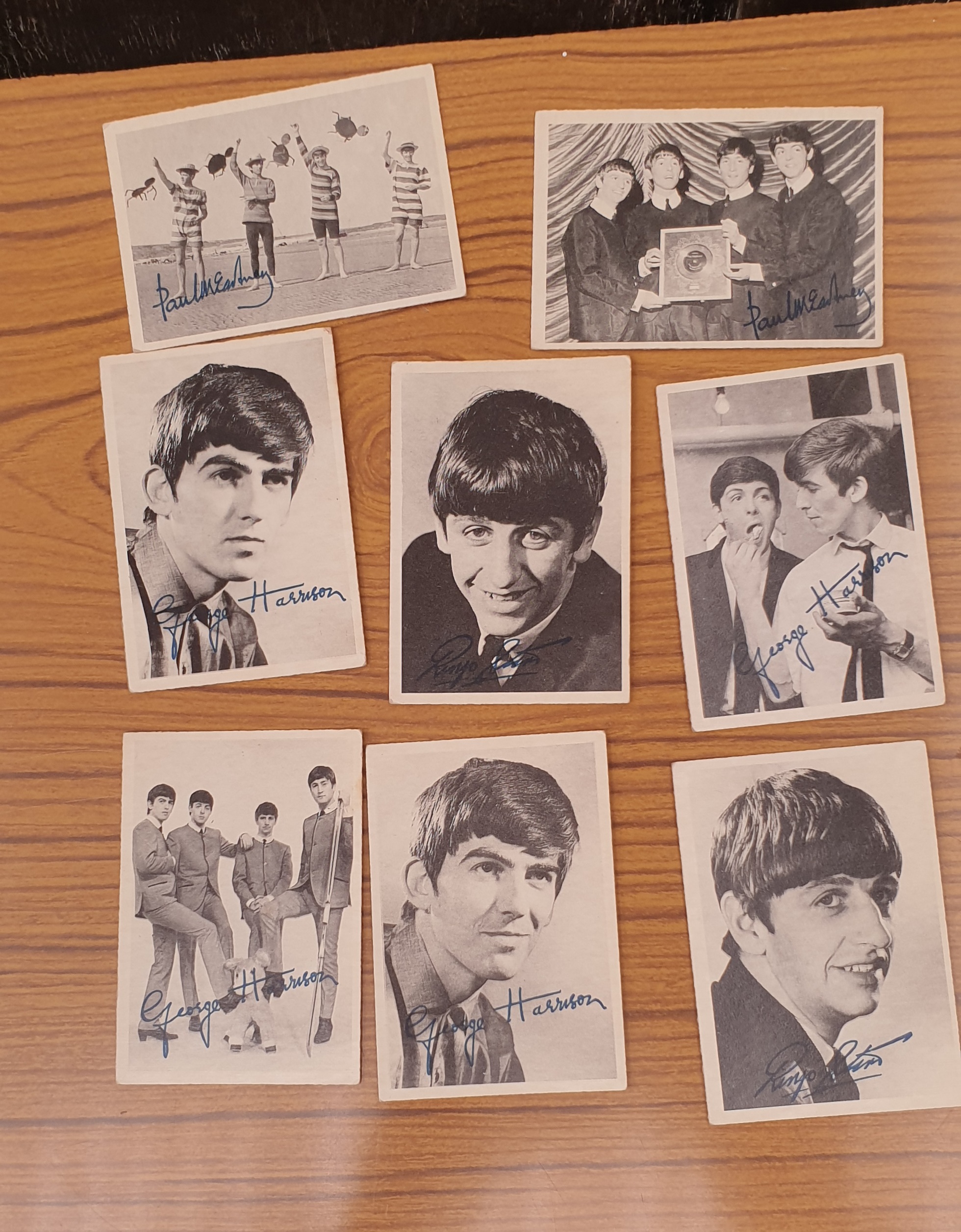 An autograph album signed by Jack Peterson, Beatles photograph cards, picture cards, - Image 10 of 14