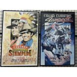 A 3rd July 1987 Calgary Exhibition stampede poster - 60 x 90cm together with a 4th July 1987