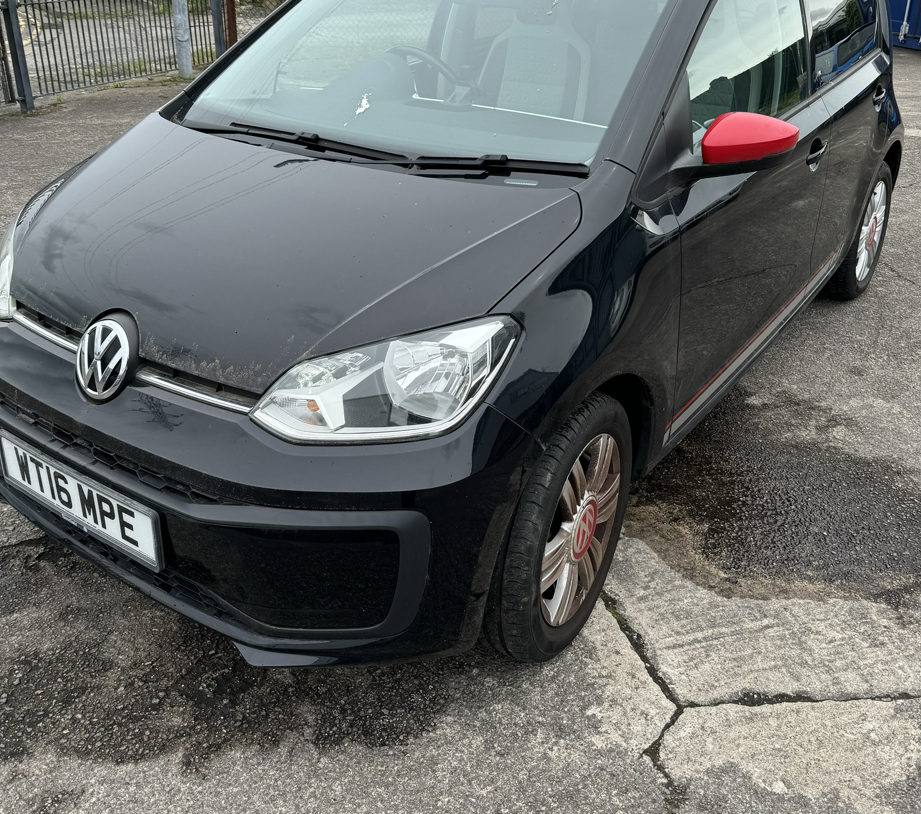A 2016 Volkswagen UP by beats, 999cc, registration number WT16 MPE in black, MOT until 05/07/24, - Image 9 of 9