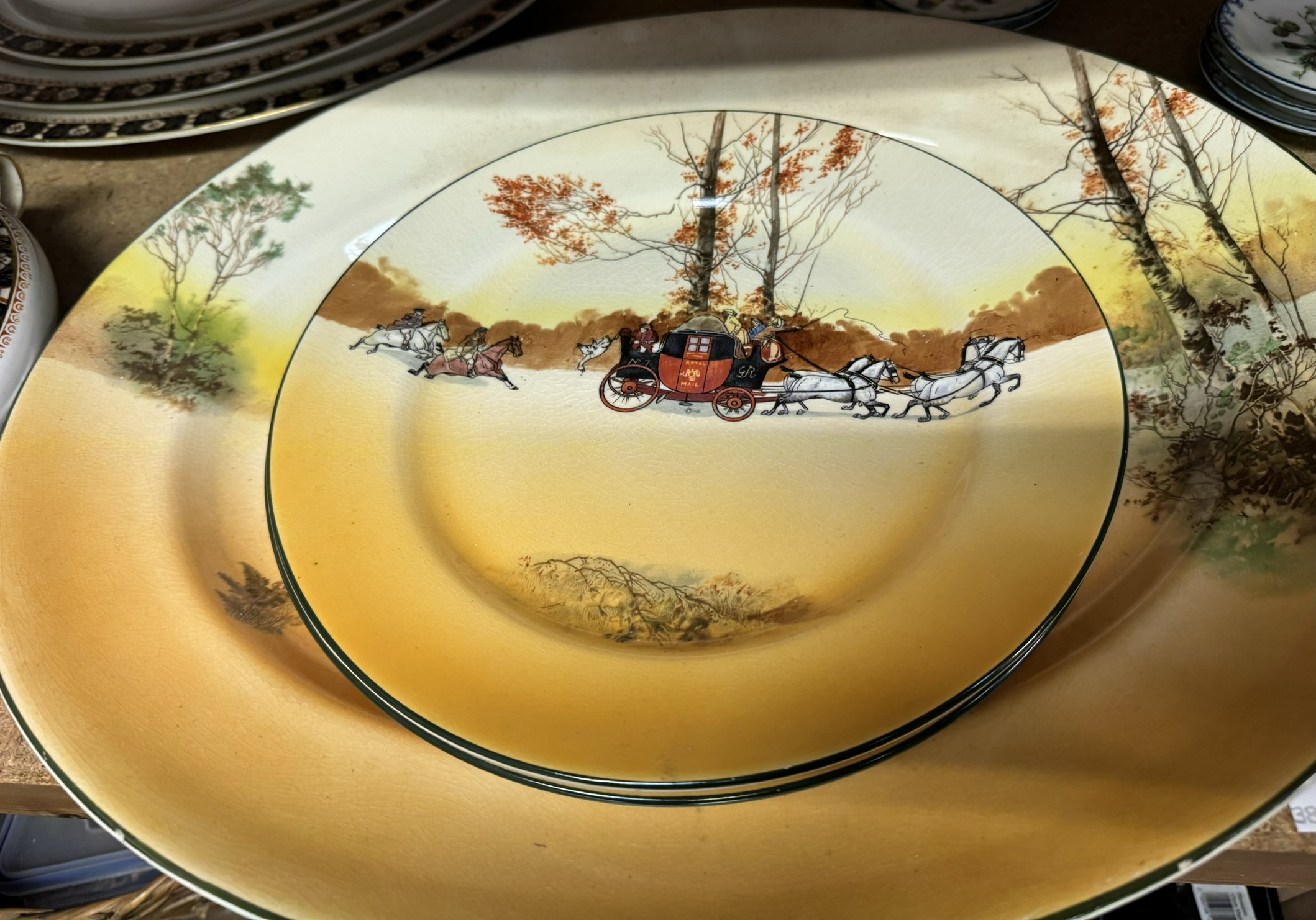 A Shelley part tea service together with an Aynsley part tea set, Royal Doulton series ware plates, - Image 3 of 4