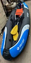 A Sevylor Colorado Pro inflatable Kayak with life jacket,