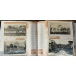 A postcard album including views of the Welsh Folk Museum, Museum of Wales,