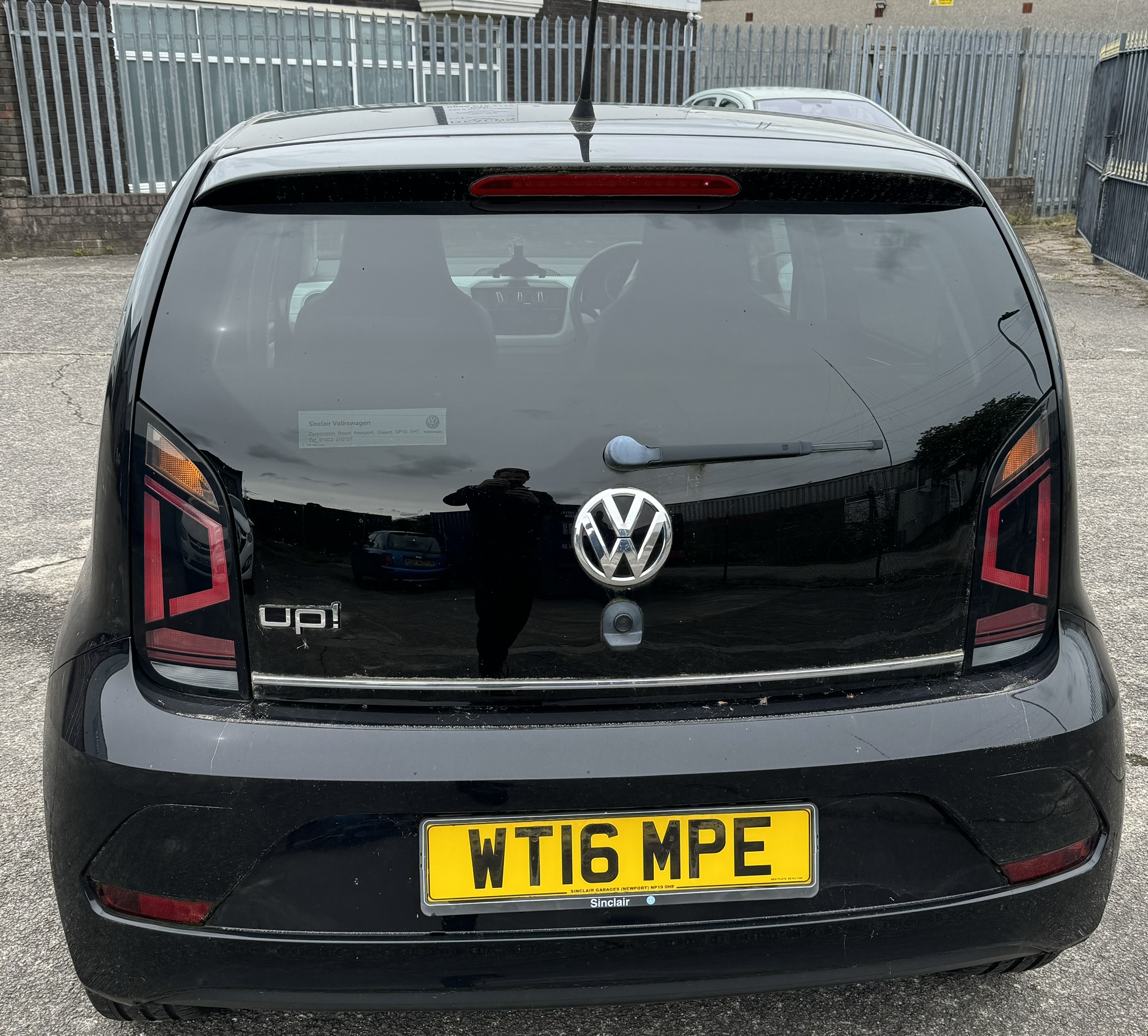 A 2016 Volkswagen UP by beats, 999cc, registration number WT16 MPE in black, MOT until 05/07/24, - Image 2 of 9