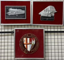 A plaque produced to commemorate the jubilee of the King George V Locomotive, Number 319 / 1000,