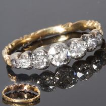 ANTIQUE GEORGIAN 7-STONE DIAMOND RING