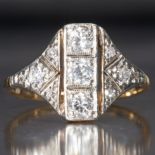 ART-DECO DIAMOND RING