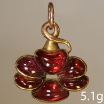 VICTORIAN GARNET PENDANT