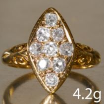 VICTORIAN DIAMOND GOLD RING
