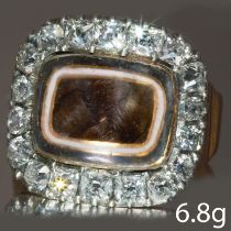 ANTIQUE GEORGIAN DIAMOND MEMORI RING