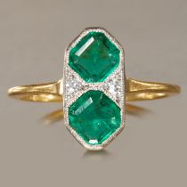 ART-DECO DIAMOND RING