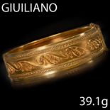 CARLO GIULIANO, ETRUSCA REVIVAL BANGLE