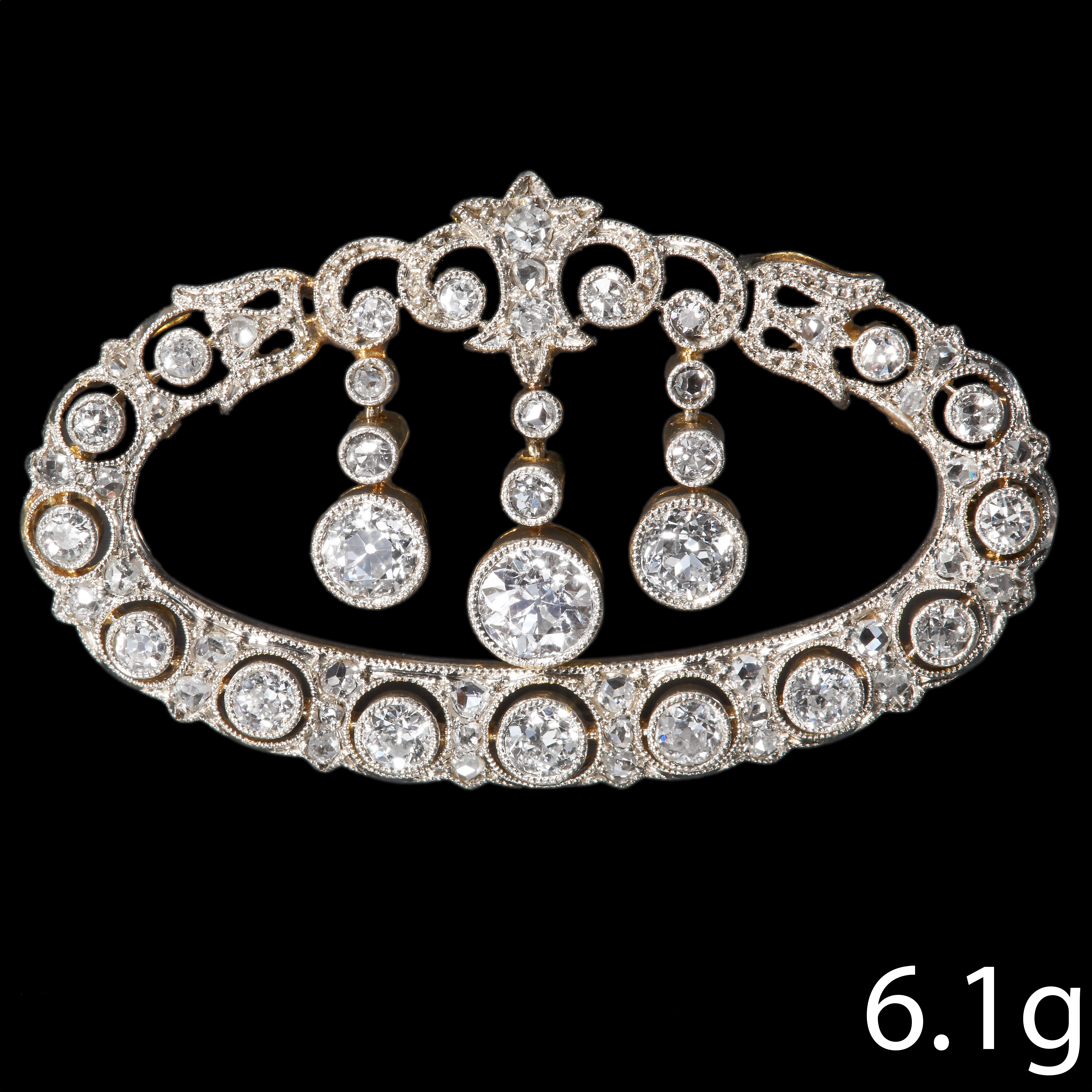 BELLE EPOQUE DIAMOND BROOCH