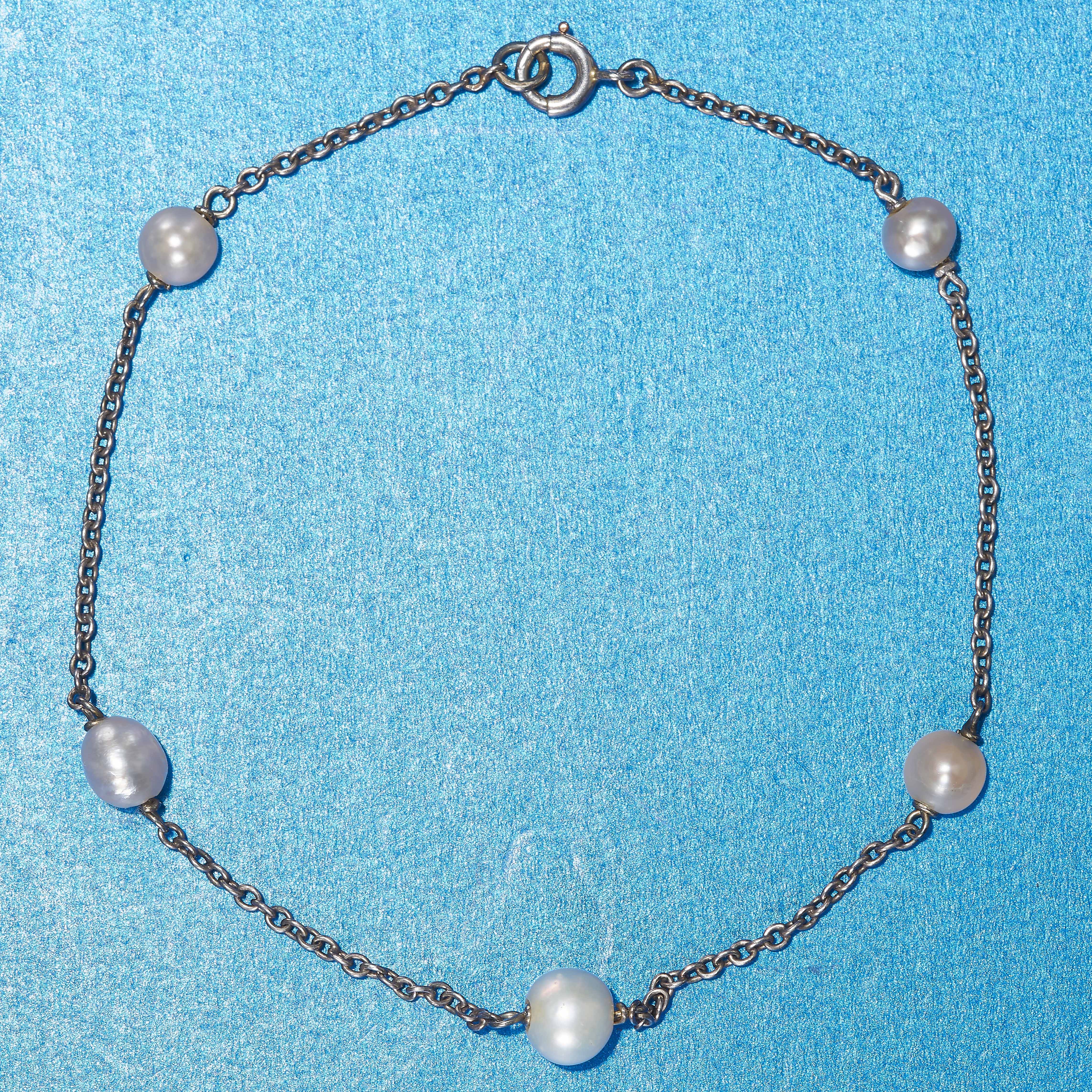 CERTIFICATED NATURAL SALTWATER PEARL BRACELET